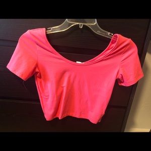 Forever 21 Pink Crop Top